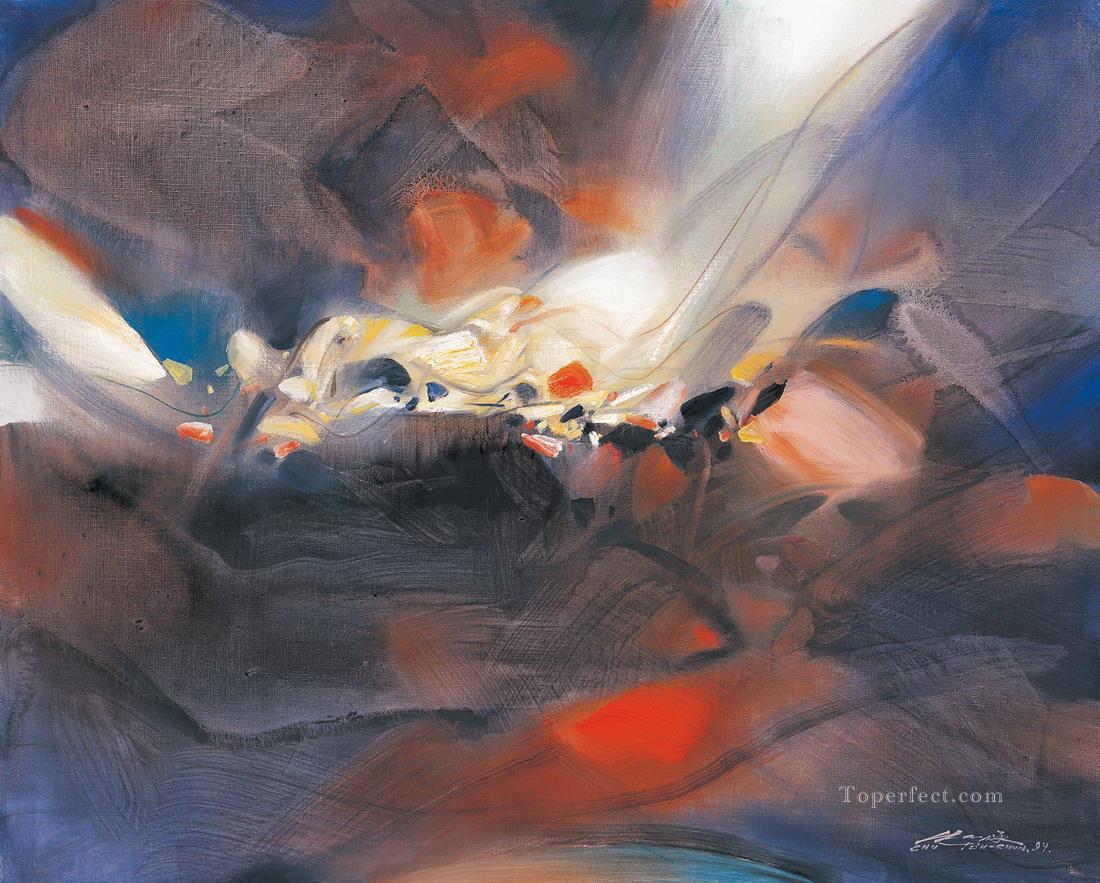 Foamed aperture ZDQ China Abstract Oil Paintings
